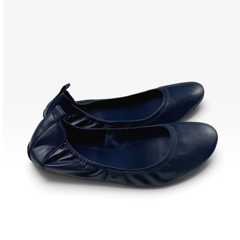 Cole Haan Jenni Ballet II Flats Womens 10.5 Blazer Blue Leather D43678 New